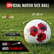 Kickova Titan Red - Size 5 Soccer Ball